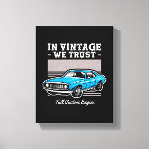 Toile Conception de Muscle Car Dans Laquelle On Croit En