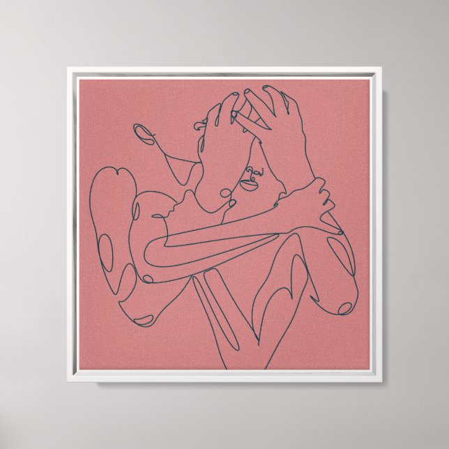 Toile Conception de Stop Overthinking (Recto)