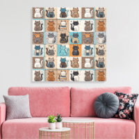 Conception de surface composée de chats