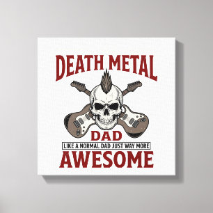 Toile Conception de t-shirt vintage crâne de papa Death