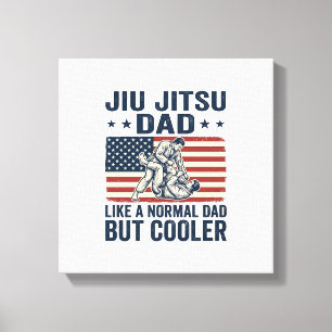 Toile Conception de T-shirt vintage Jiu Jitsu Dad_1