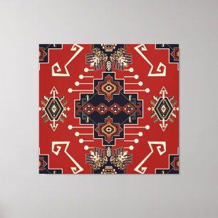 Toile Conception de tapis ornementaux : Géométrique Vint