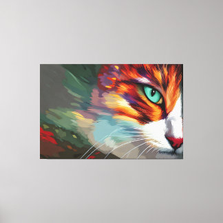 Toile Conception des yeux de chat