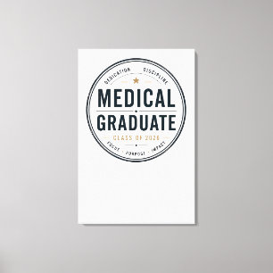 Toile Conception d'insigne personnalisé pour diplômé en