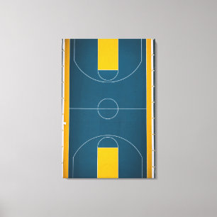 Toile Conception géniale de basket-ball