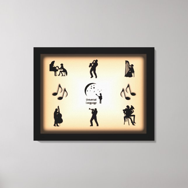 Toile Conception musicale universelle (Recto)