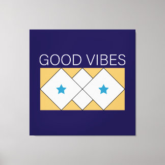 Toile Conception rafraîchissante des vibrations positive