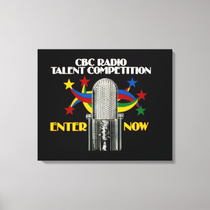 Toile Concours CBC Radio Talent - promo