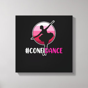 Toile Confidance Dancers Danser Jour de Danse Graphique