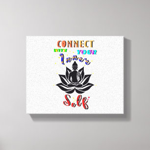 Toile Connectez-vous avec votre moi intérieur