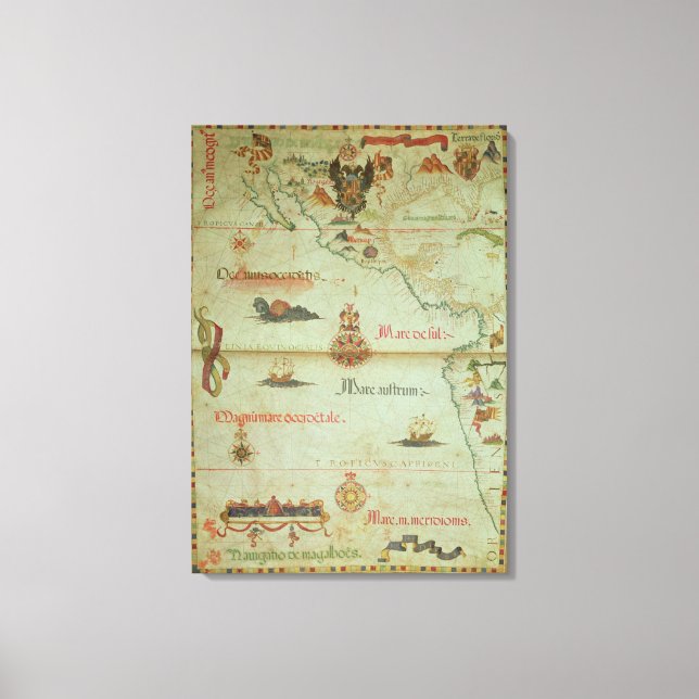 Toile Conquête du Mexique et du Pérou (Recto)