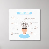 Conseils d'anxiété Art minimal de santé mentale
