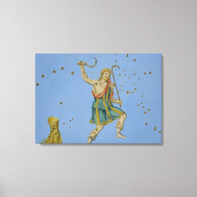 Toile Constellation de Bootes, de 'Uranometria' par Joh (Recto)