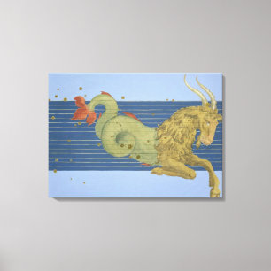 Toile Constellation de Capricorne, de "Uranometria" par