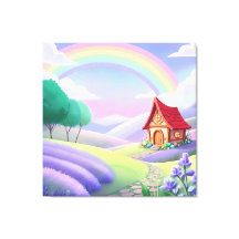 Conte de fées sous l'arc-en-ciel