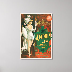 Toile Conte de Jr. d'Aladdin d'un théâtre merveilleux