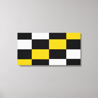 Toile Contraste noir et blanc