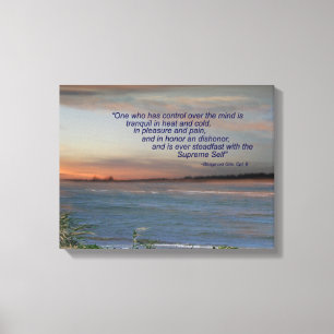 Toile Contrôle de Bhagavad Gita d'esprit