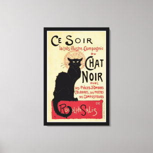 Toile Conversation Noir