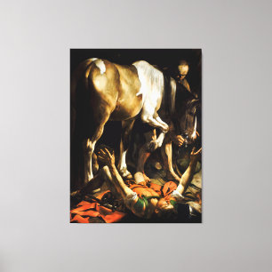 Toile Conversion en route pour Damas par Caravaggio