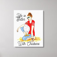 Cool Chicks | Poster d'art de poulet