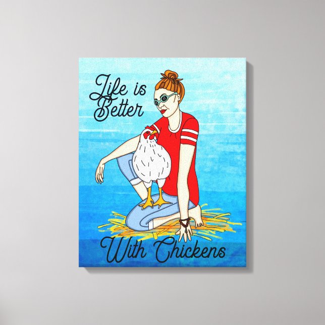 Toile Cool Chicks | Poulet (Recto)