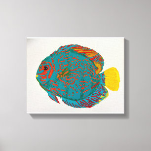 Toile Copie de poissons de disque
