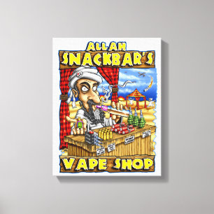 Toile Copie de qualité de magasin de Vape d'Allah