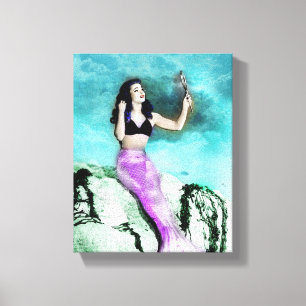 Toile Copie de sirène de rockabilly