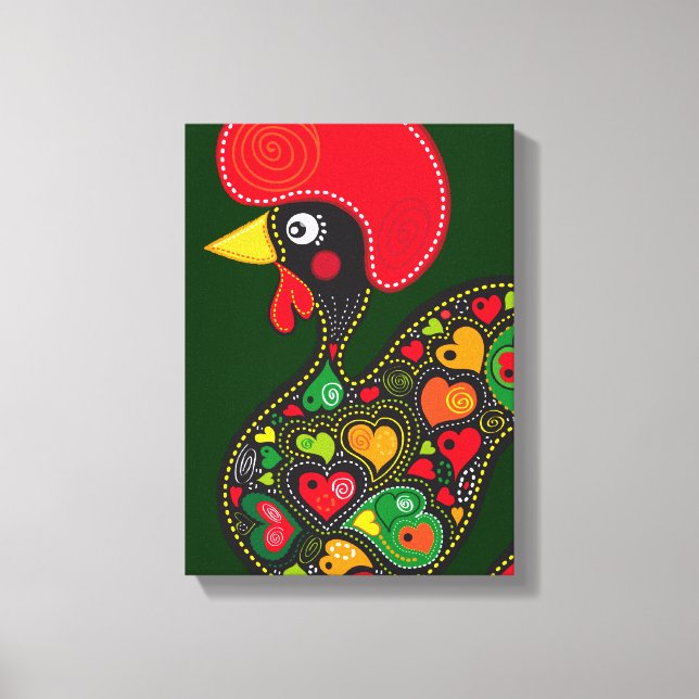 Toile Coq de Barcelos Nr02 - Galo de Barcelos (Recto)