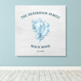 Toile Coque conique bleu