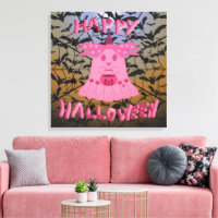 Coquette Rose Fantôme Joyeux Halloween Art Numériq