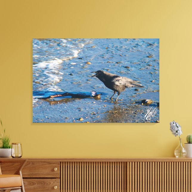 Toile Corbeau sur la baie de la mutinerie (Insitu(Salon))