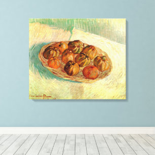 Toile Corbeille de pommes à Pissarro par Vincent van Gog