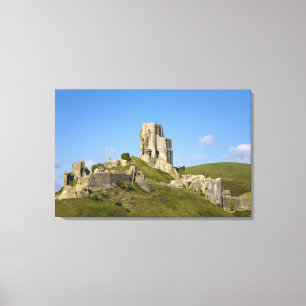 Toile Corfe Castle, Corfe, Dorset, Angleterre