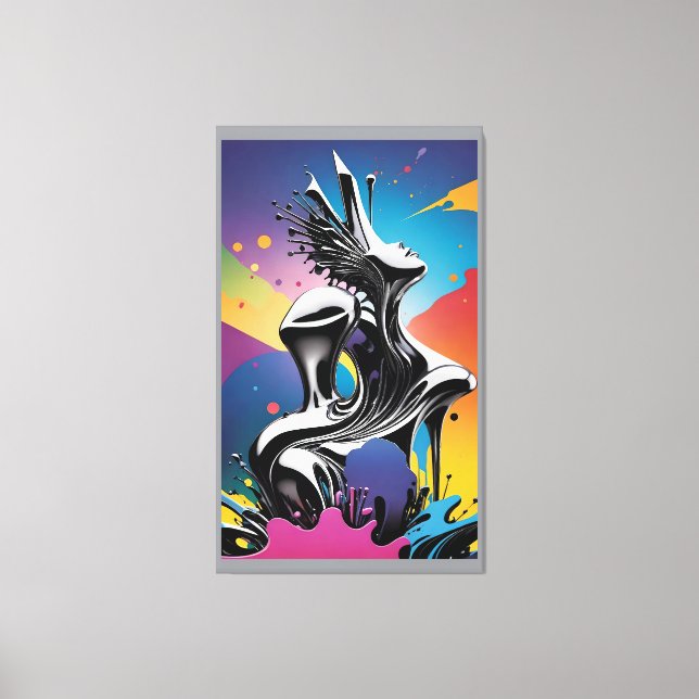 Toile Correspondance Freak - Ken Gage Surreal Art (Recto)