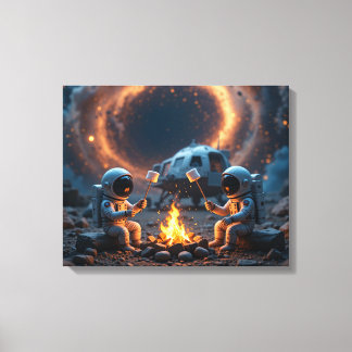 Toile Cosmic Campfire