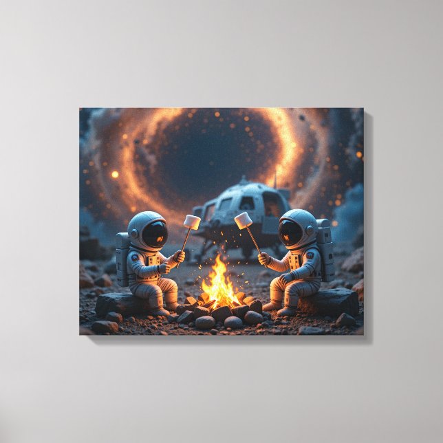 Toile Cosmic Campfire (Recto)