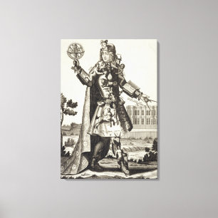 Toile Costume pour un astrologue, pub. par Gerard Valck