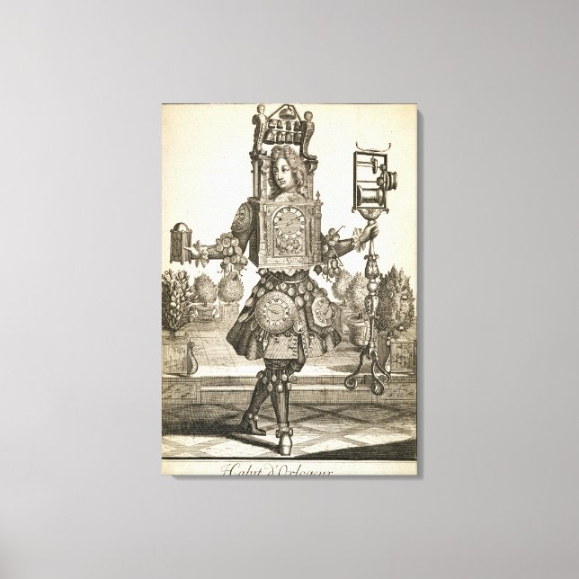 Toile Costume pour un horloger, pub. par Gerard Valck (1 (Recto)