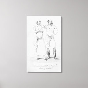 Toile Costumes des cuisiniers de différentes ères