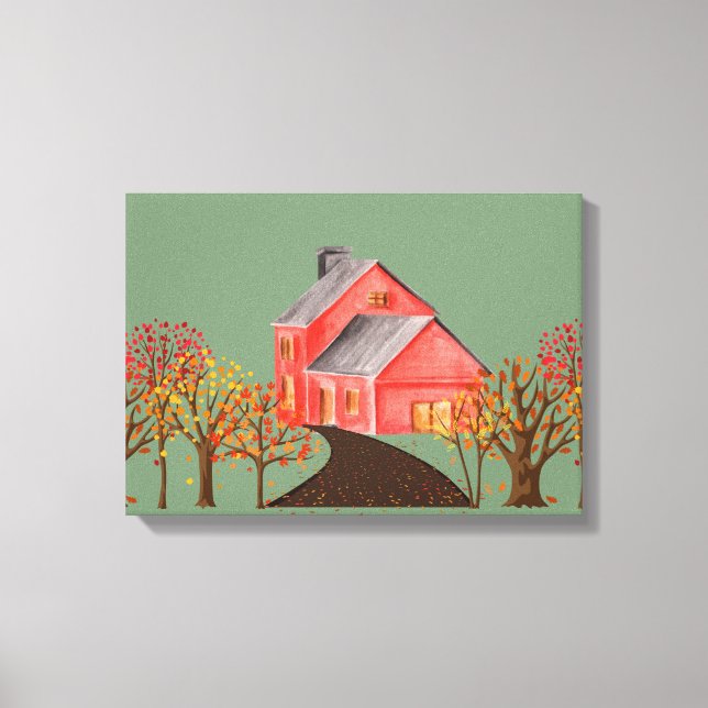 Toile CosyBun Fall Farmhouse (Recto)