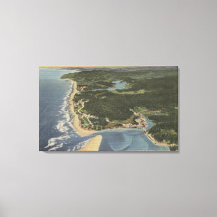 Toile Côte de l'Orégon - baie de Siletz, Taft, Nelscot