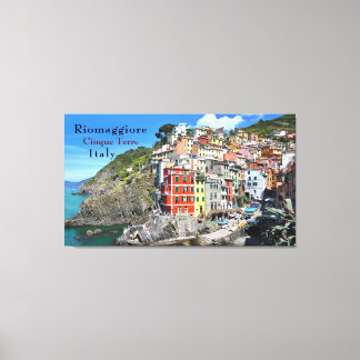 Toile Côte de mer Cinque Terre Riomaggiore Italie