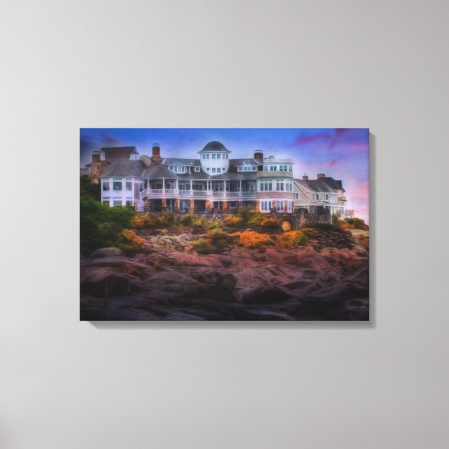 Toile Côte pittoresque Sunrise Cape Neddick Maine (Recto)