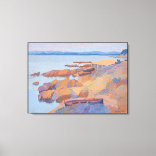 Toile "Côte près d'Antibes" par Henri Edmond Cross