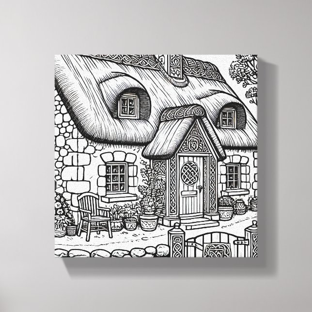 Toile Cottage de chaume #36 (Recto)