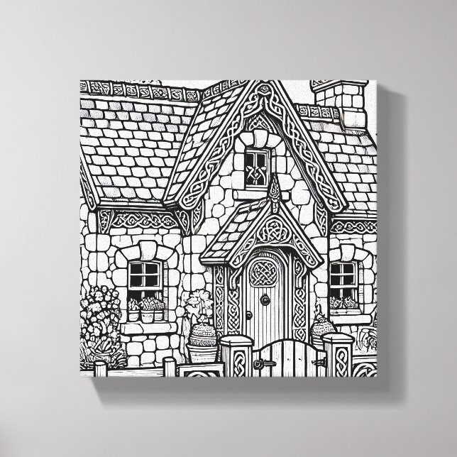 Toile Cottage en ardoise #36 (Recto)