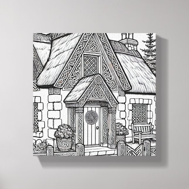Toile Cottage Thatch #27 (Recto)