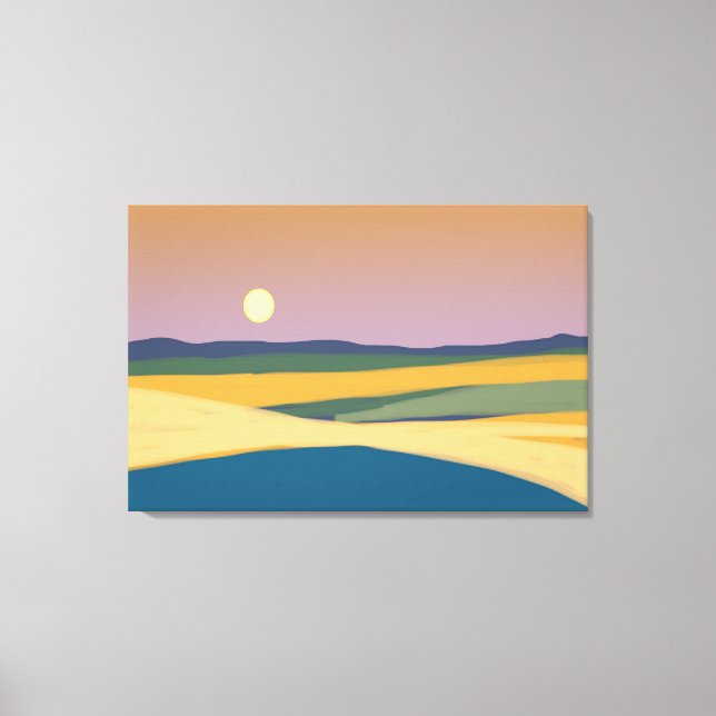 Toile Coucher de soleil (Recto)
